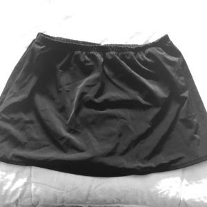 Swimsuits for all black swim skirt